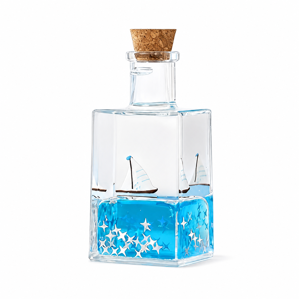 Fluid Motion Bottle Ornament, for Home Office - for Gifting