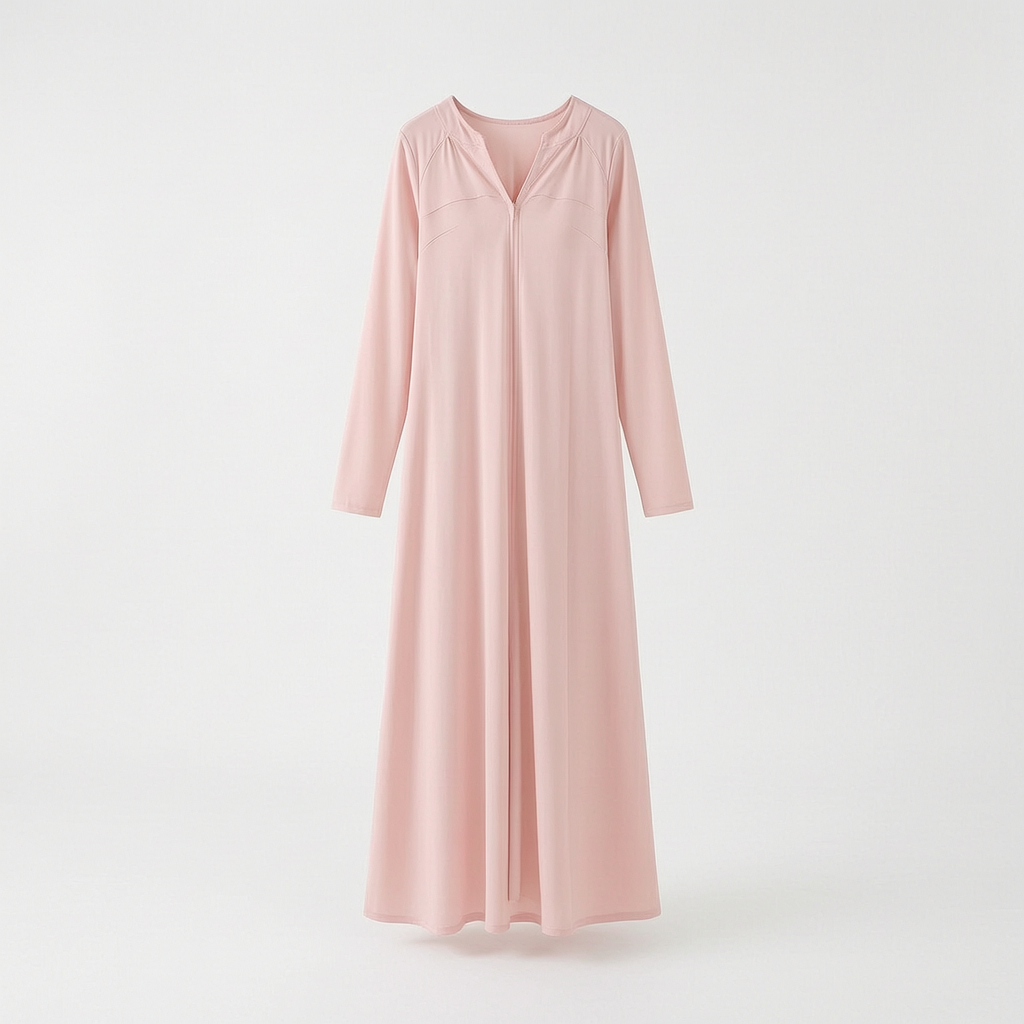UPF40+ UV-Schutz-Kleid Damen mit Reißverschluss für Sommer & Strand