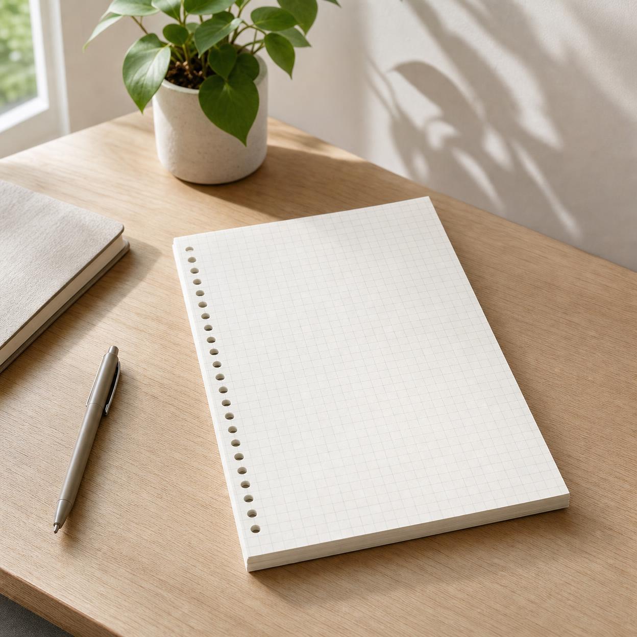 Hochwertiges Papier A4, Karierter Block A4 für Ringbücher - Produktbild 2