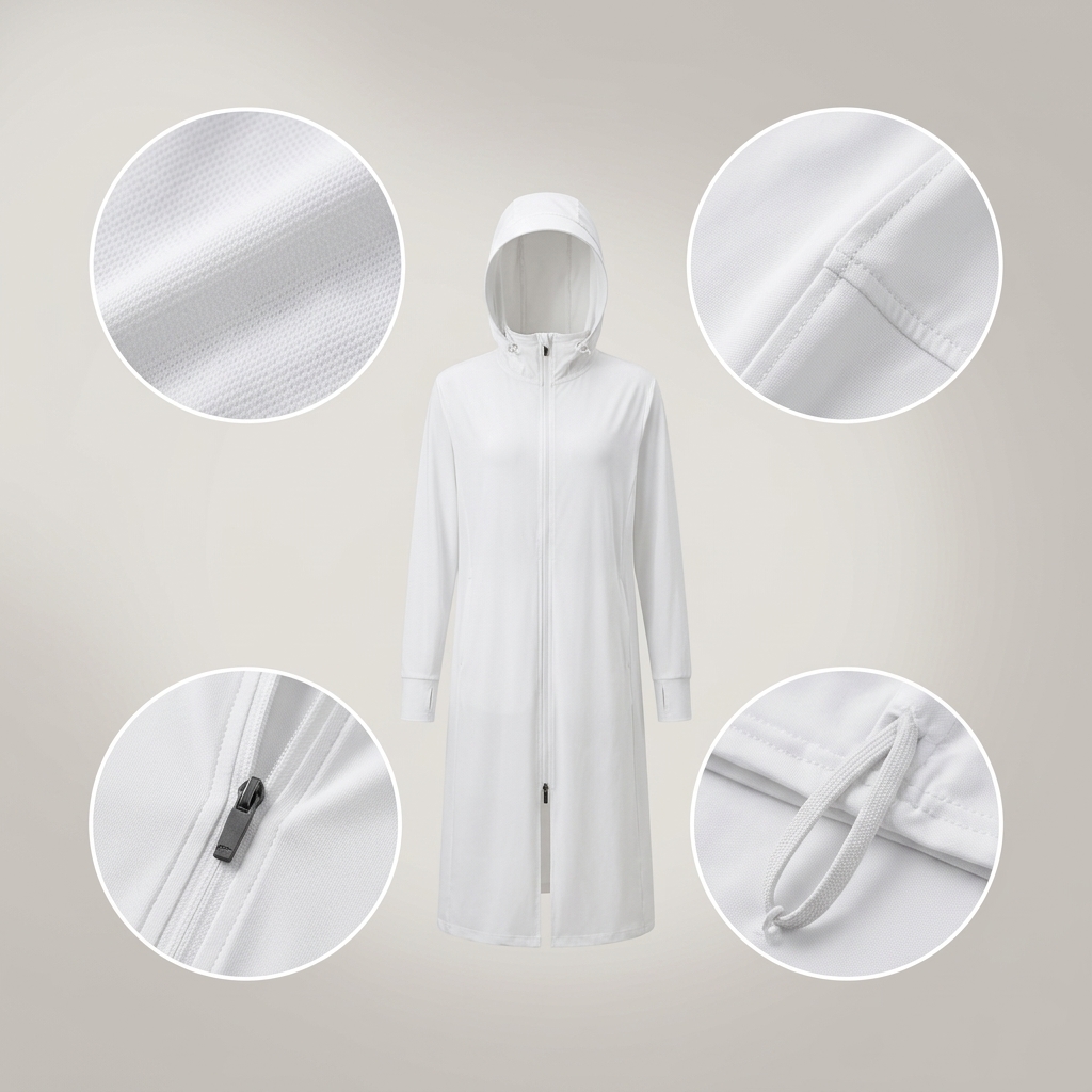 Women's UPF50+ Sun Protective Jacket for Outdoor Summer Wear, for Sun - Produktbild 4