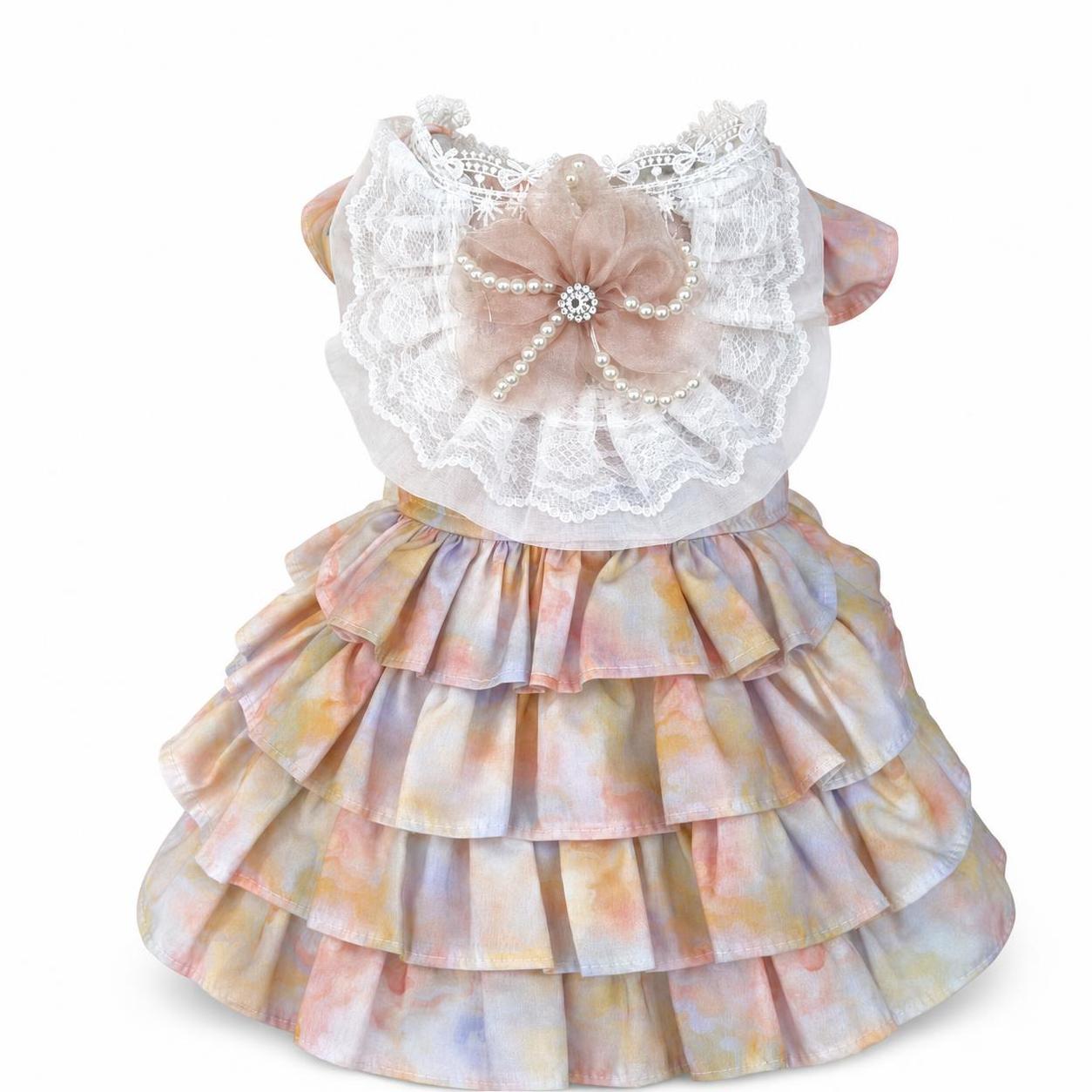 Süßes Prinzessin Katzenkleid & Hundekleid - Haustierkleidung Outfit