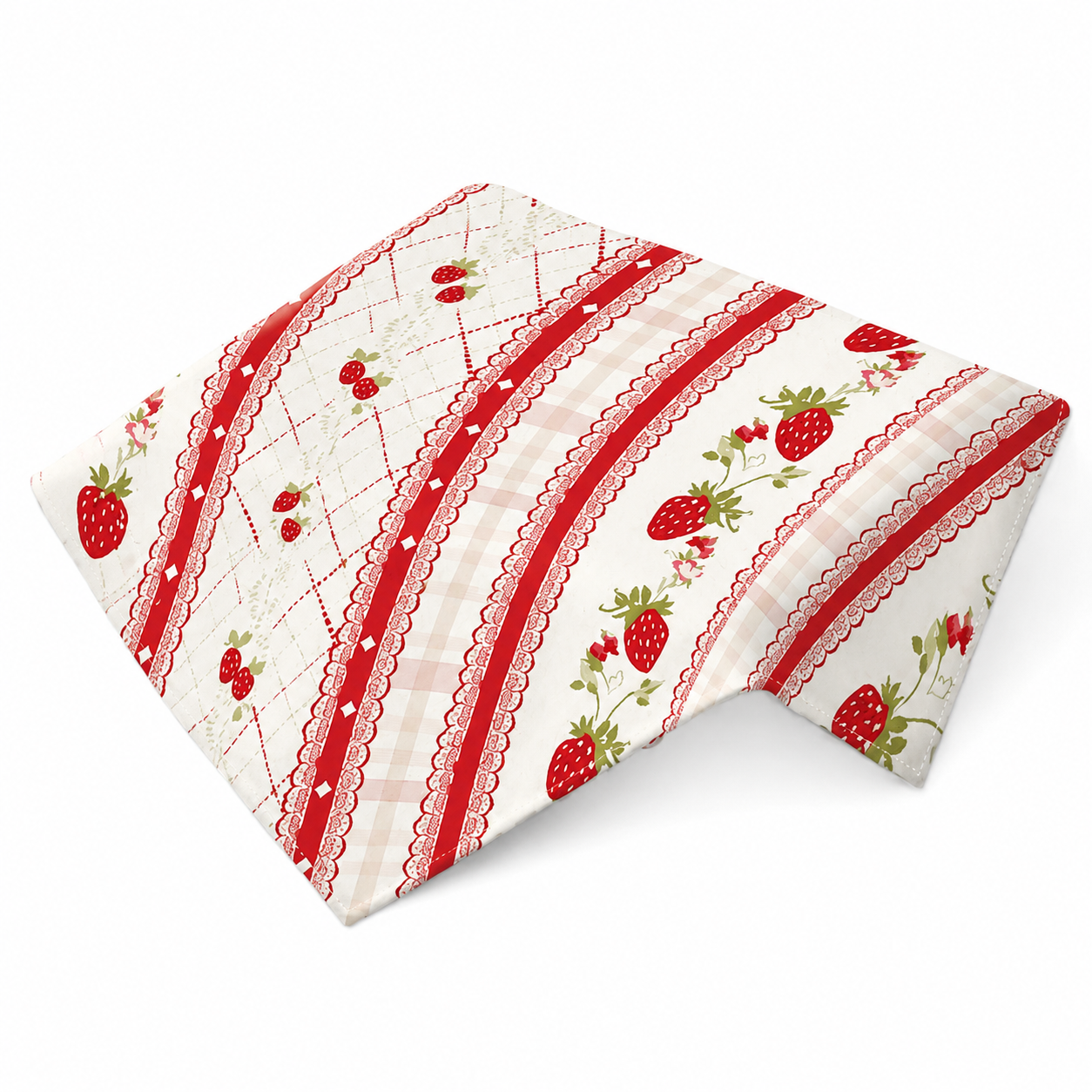 Strawberry Cream Style Appliance Dust Cover for Refrigerator and Microwave Oven