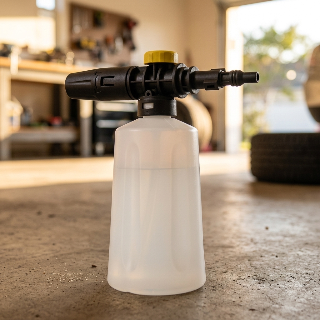 Car Wash and Car Detailing Foam Sprayer, Pressure Washer Foam Lance for Lavor, 700ml Bottle Capacity Car Snow Foam Spray, Adjustable Nozzle 1pc