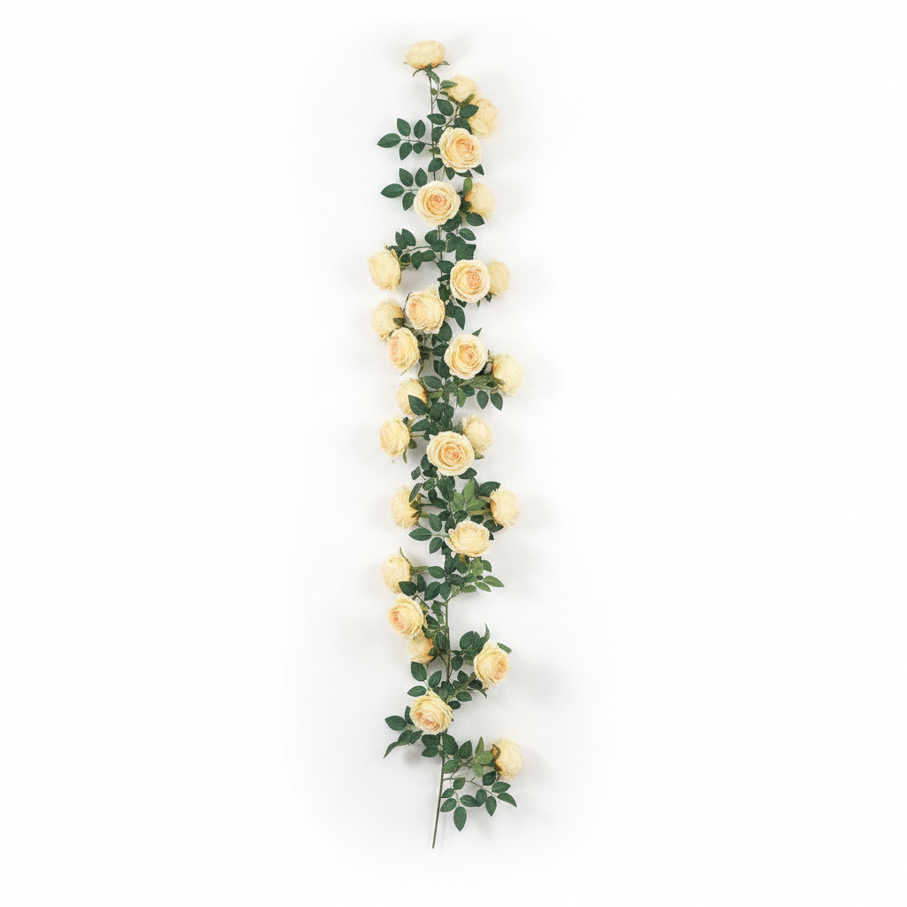 Artificial Rose Vine, artful simplicity Wall Hanging Outdoor Garland
