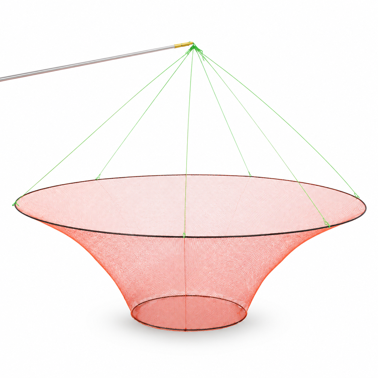 Folding Fishing Net for Anglers, Large Fabric Fishing Net, for Angling