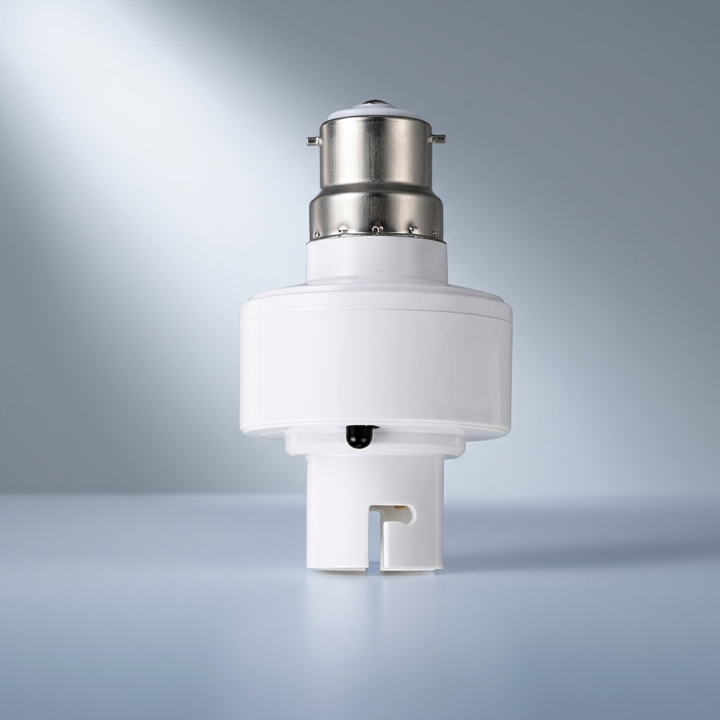 Night Light Smart Home B22 Lamp Holder for Mood Lighting, PC Flame Retardant 100-240V 1A Bulb Base, Timer Memory Control Light, B22 to B22 Plug