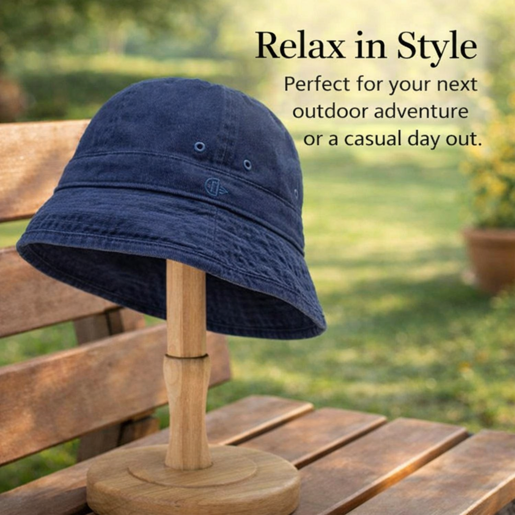 Sun Hats for Men and Women Packable Bucket with Short Brim and Adjustable Fit for Small Head, Outdoor Protection